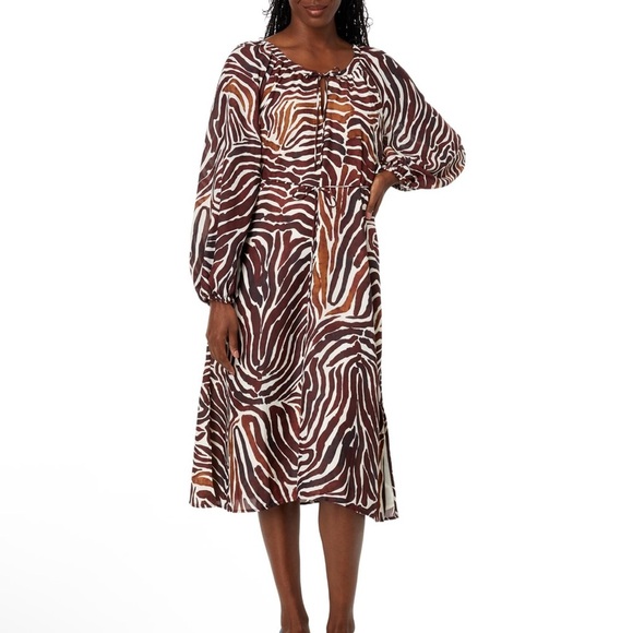NWT Tommy Bahama Animal Print Zebra Dress - Picture 1 of 3